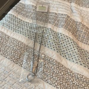 NWT silver Periwinkle by Bartow necklace